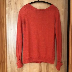 Orange Silk & Alpaca Theory Sweater Size M